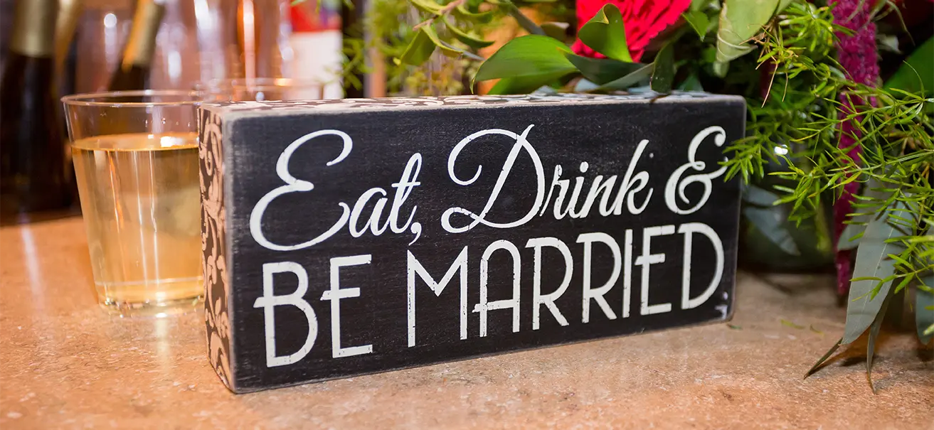 custom wedding signs